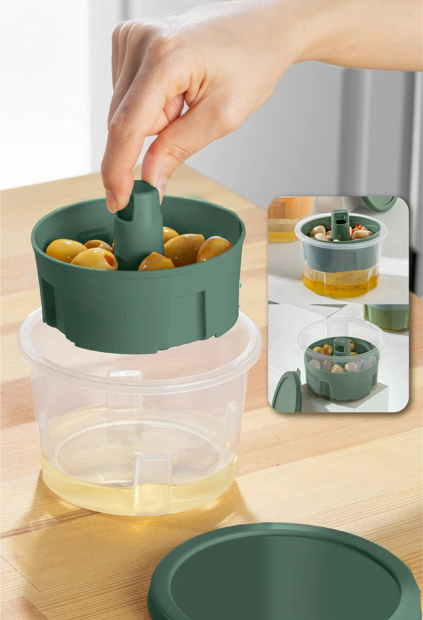 Kutí për ruajtje Hermia, SLMRTEKLI v2, shumëngjyrëshe, 12x8cm, 650ml