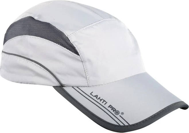 Kapelë sportive me strehë LAHTI PRO L101070S, madhësi universale, me rripa rregullues, gri