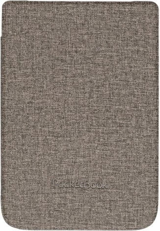 Mbështjellës Pocketbook Flip, folio, 6 inch, kafe/gri