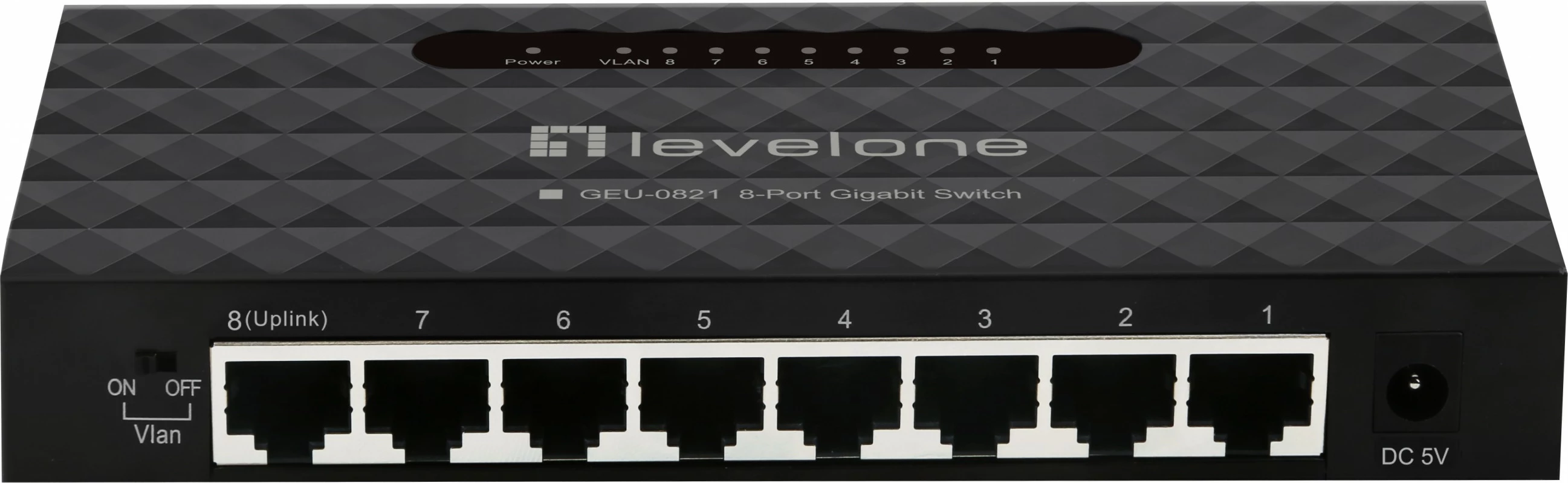 Switch LevelOne GEU-0821, 8 porta, Gigabit Ethernet, Managed, i zi