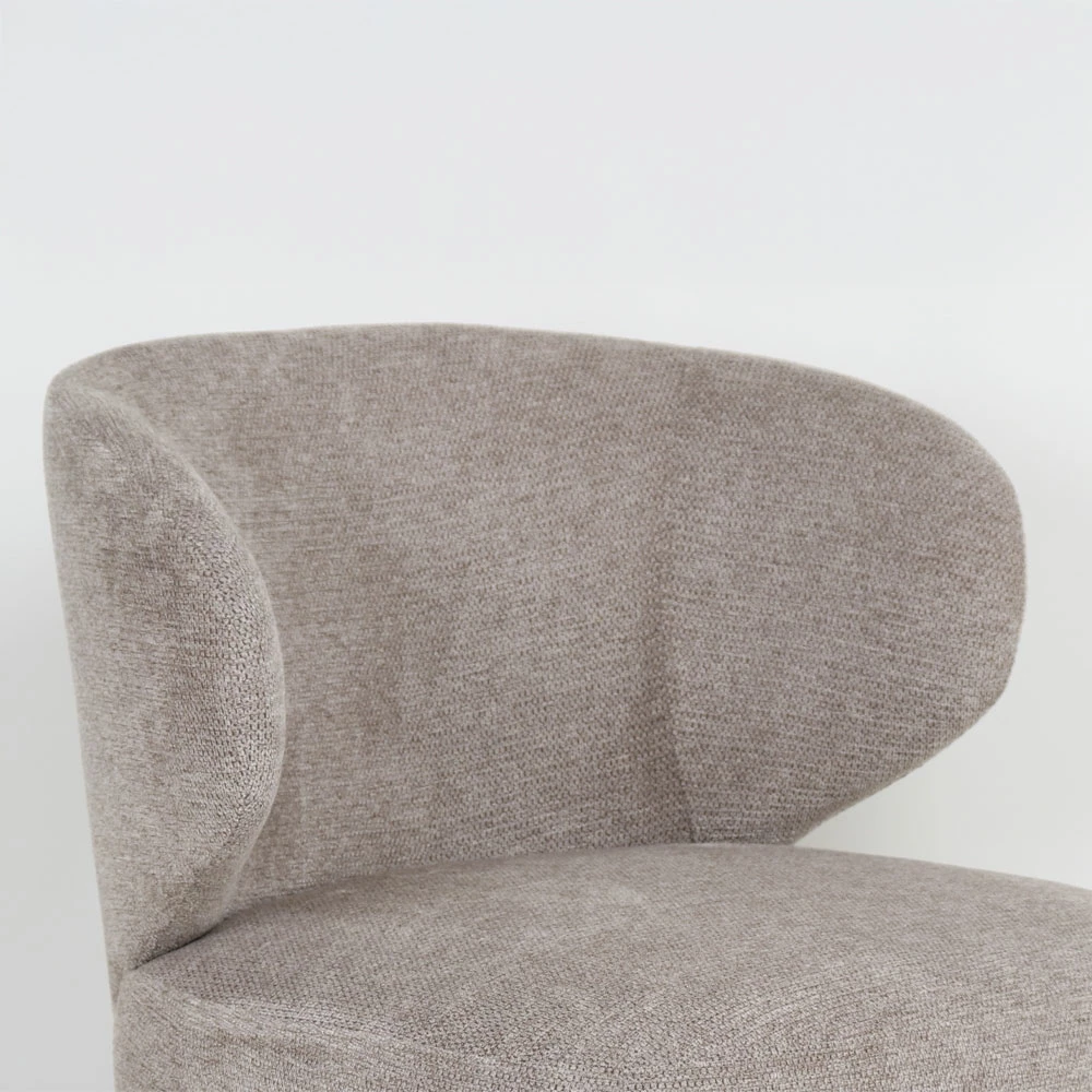 Karrige GEO me rrotullim, ngjyrë gri-latte, 74x76x75cm