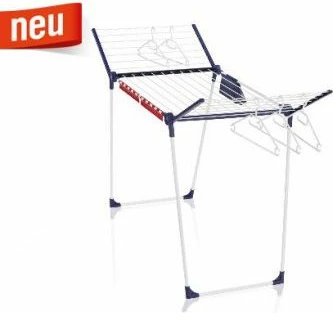 Tharëse rrobash qëndruese Leifheit Pegasus 200 Comfort 81516, 20 m, 20 kg, 87 x 167 x 66 cm, bardhë/blu