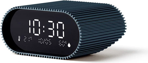 Orë me alarm Lexon Ray Clock LR155OB3, LCD, USB-C, e kaltër