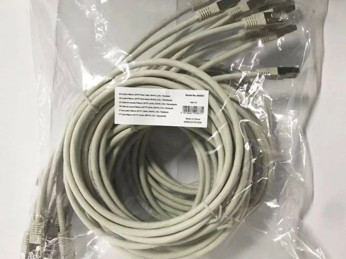 Kabllo rrjeti Equip Cat6a S/FTP, 2m, set 10 copë, ngjyrë hiri