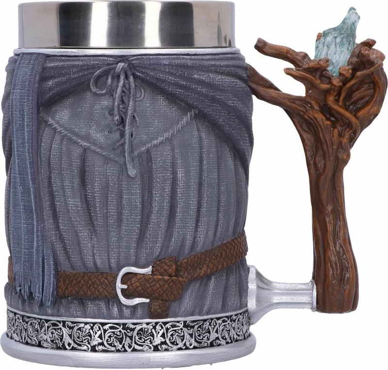 Mug NEMESIS NOW Lord of the Rings Gandalf the Grey 15.5 cm, gri