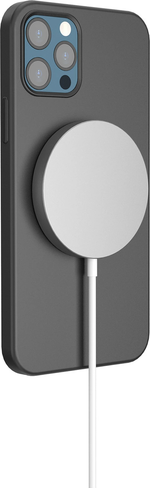 Karikues wireless Realpower PC-MagSet, USB-C PD 20W, i bardhë