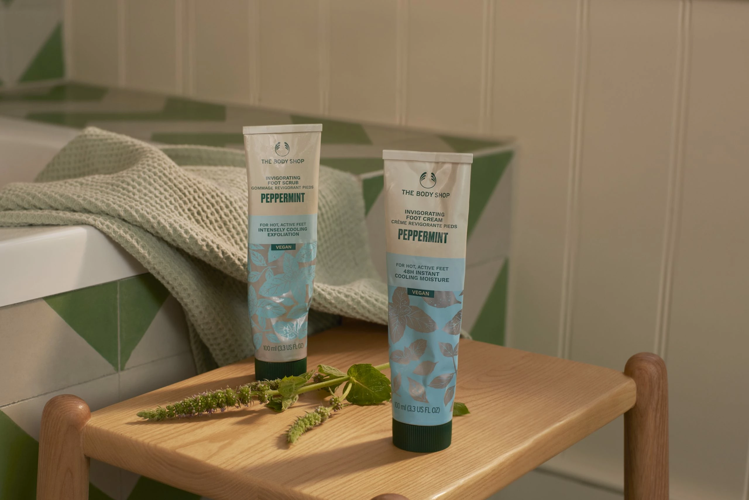 Krem Freskuesë Këmbësh me Peppermint 100 ML