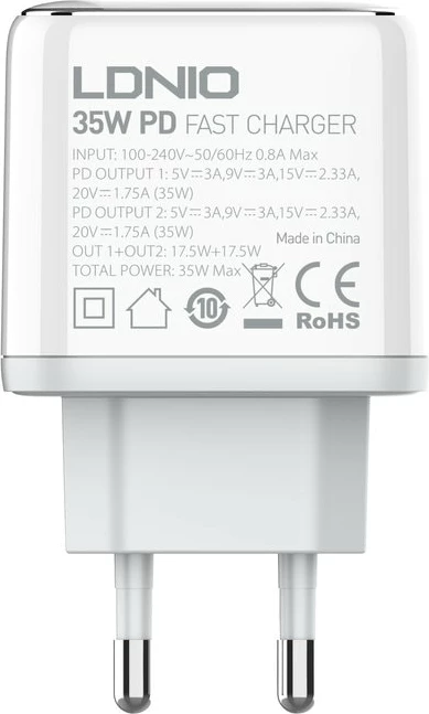 Karikues LDNIO A2528C (Bardhë)