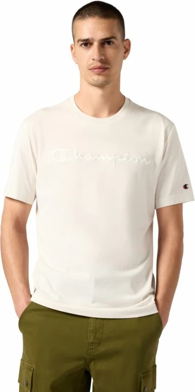 Maicë për meshkuj Champion, e bardhë