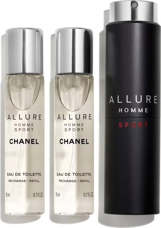Eau de Toilette për meshkuj Chanel Allure Homme Sport Twist and Spray 3x20ml