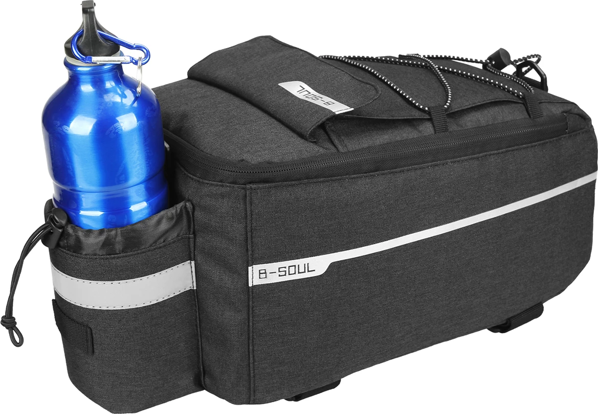 Çantë termike biçiklete Hurtel WYA26Y0S, 9L, me rrip supi, e zezë