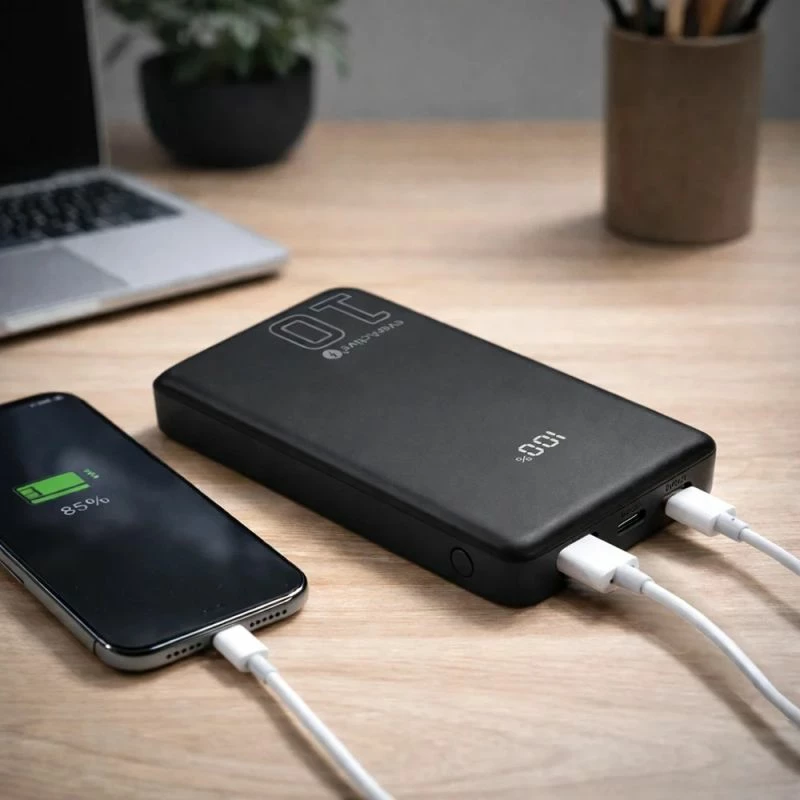 Powerbank everActive EB-11QB, 10000mAh, e zezë