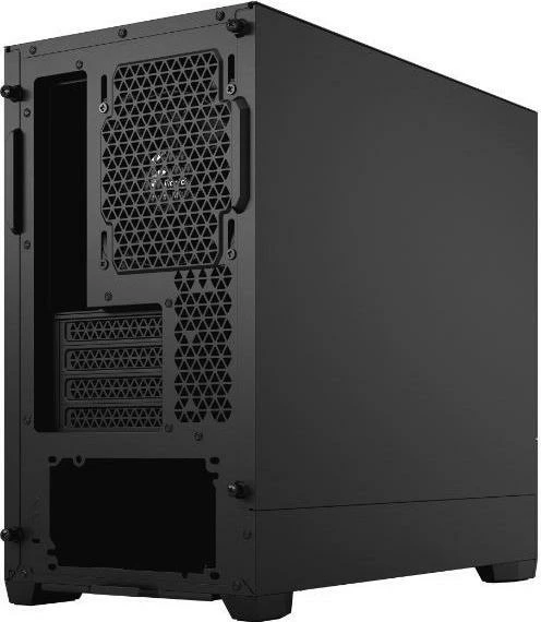 Kasë Fractal Design Pop Mini Silent Solid FD-C-POS1M-01, Mini Tower Micro-ATX/Mini-ITX, 3x120mm ventilatorë, pa dritare, e zezë