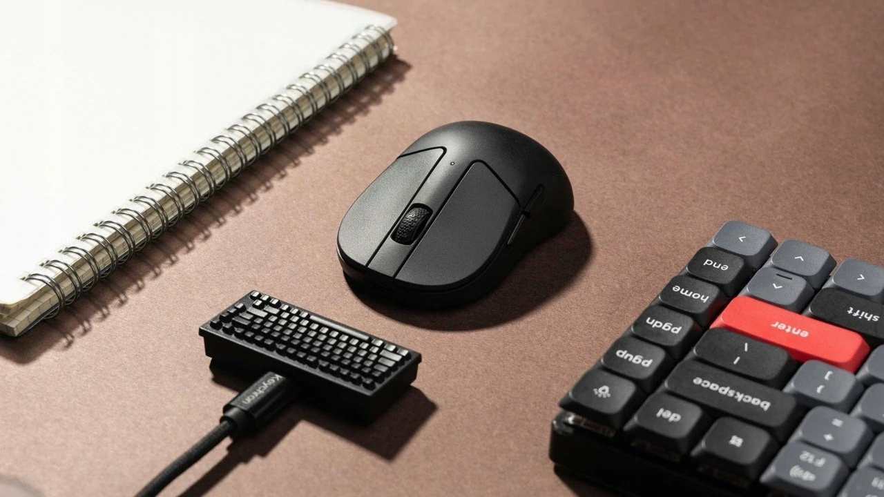 Maus Keychron M4 (M4-A4) 26000 DPI tri-mode, i zi