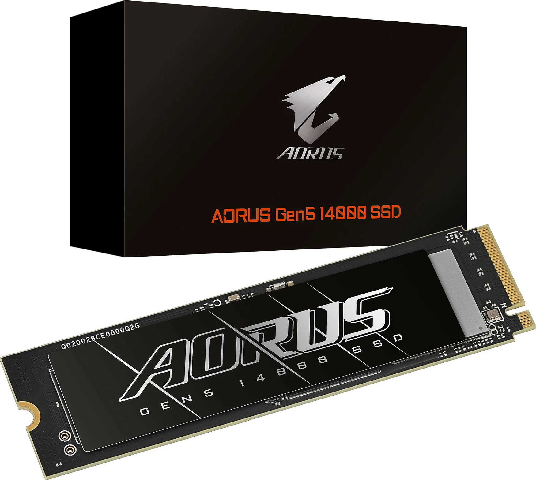 SSD i brendshëm Gigabyte AORUS Gen5 14000, 4 TB, M.2 NVMe PCIe 5.0
