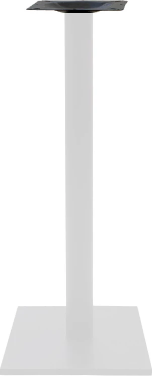 Këmbë tavoline për bar, metalike, e bardhë-e zezë, Staid, 40x40x94cm