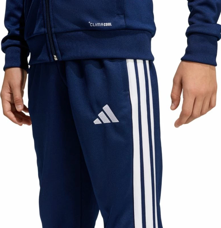 Pantallona sportive për fëmijë adidas, të kaltërta [Madhësia: 164 cm]