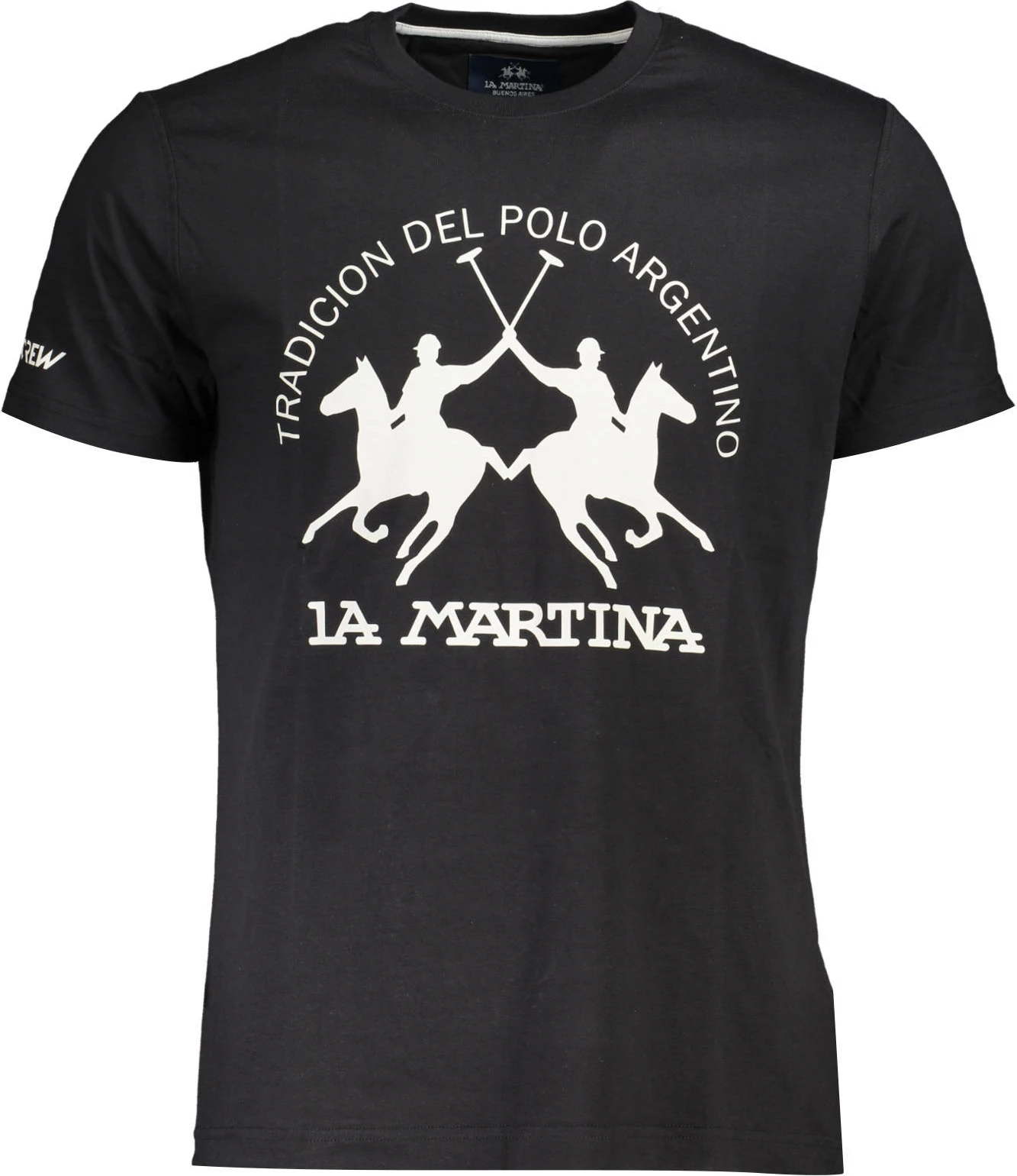 Maicë LA MARTINA për meshkuj, e zezë
