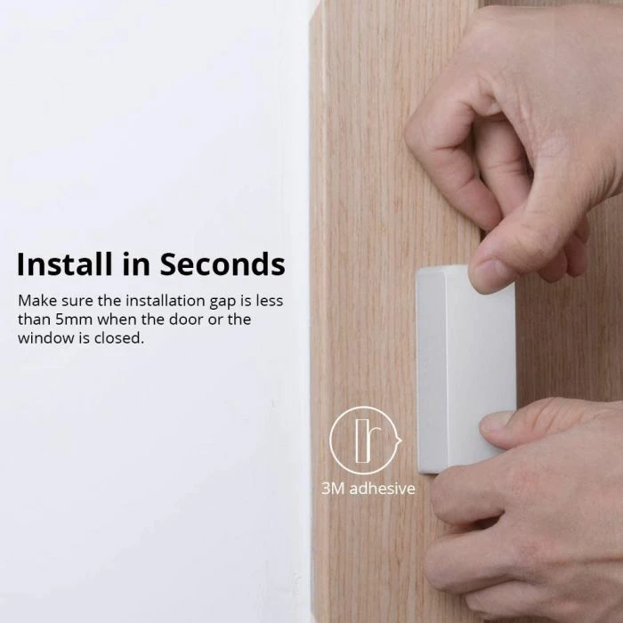 Sensor dere dhe dritare Wi-Fi SONOFF DW2 WiFi, i bardhë