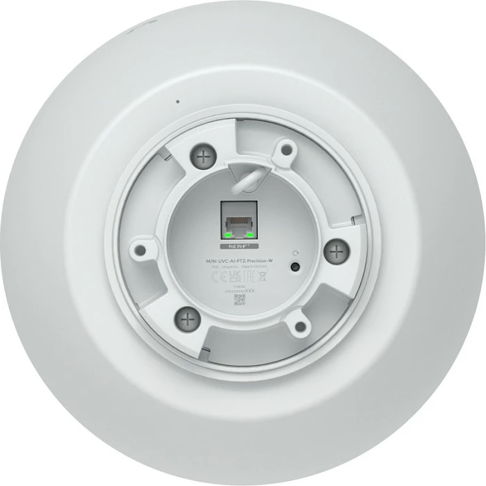 Kamerë sigurie Ubiquiti UVC-AI-PTZ-Precision-W, PTZ 360°, Gigabit Ethernet, MicroSD, e bardhë