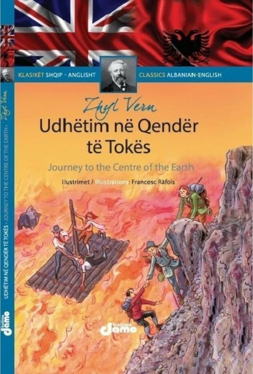 Udhetim Ne Qender Te Tokes  Shqip Anglisht - Zhyl Vern