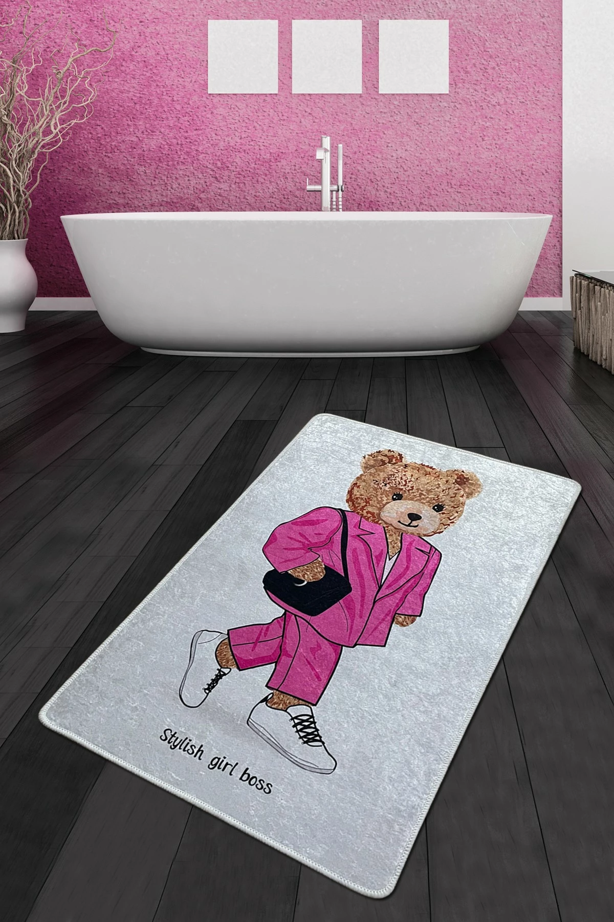 Tapet për banjo Mijölnir, Boss Girl Djt, 70x120cm