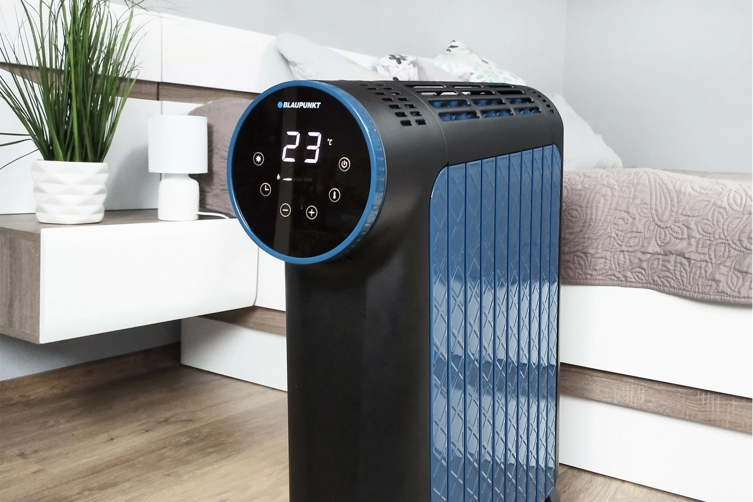 Ngrohës vaji Blaupunkt HOR811, 2500 W, smart, zi/blu