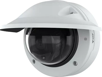 Kamerë sigurie IP Dome Axis P3287-LVE, 5MP, me kabllo, indoor/outdoor, microSD, e bardhë