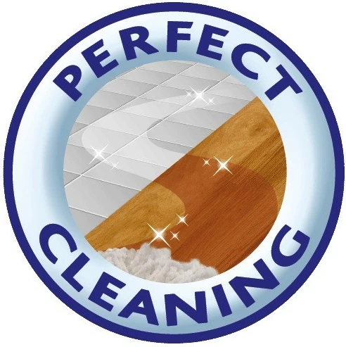 Pad zëvendësues për mop Vileda Easy Wring & Clean TURBO, mikrofibër, Kuq/Bardhë