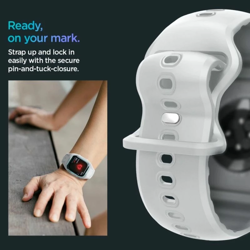 Rripa për Apple Watch Spigen Liquid Air Pro 46mm, gri