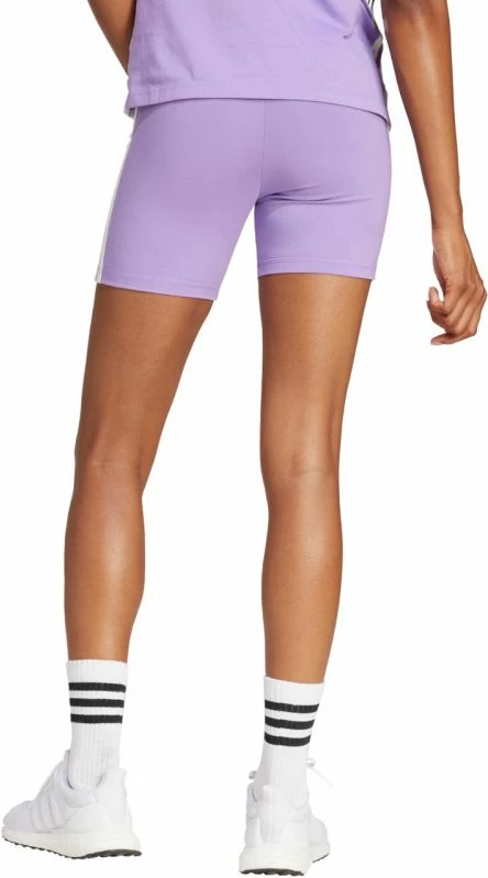 Shorce biker për femra adidas, vjollcë