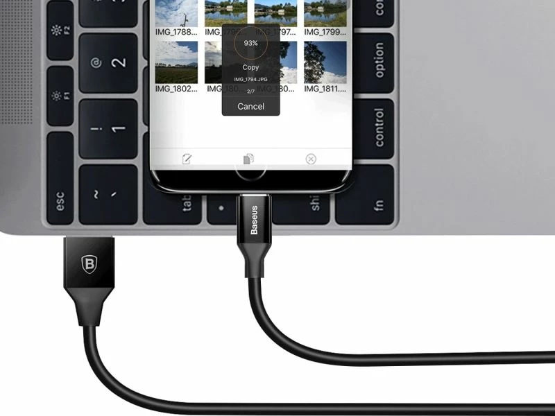 kabllo USB-A në MicroUSB Baseus Yiven 1.5m, e zezë