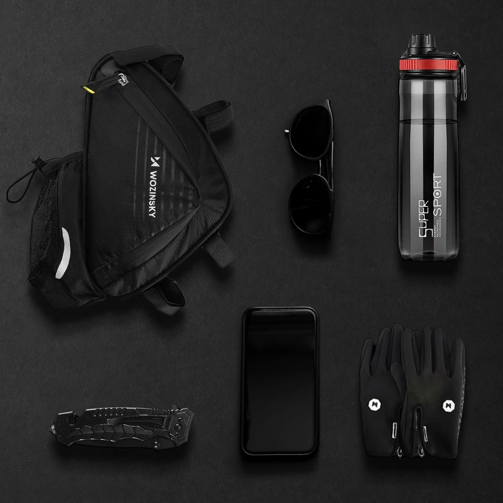 Çantë biçiklete Wozinsky WBB23BK, nën kornizë, 1.5L, e zezë