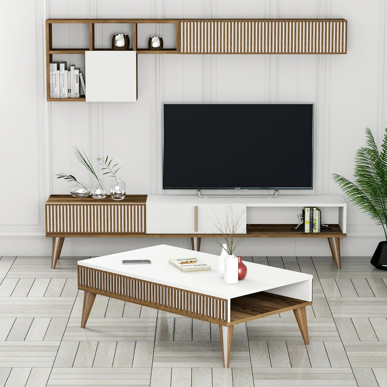 Set mobiljesh për dhomë dite Skye Decor, Milan Set 481