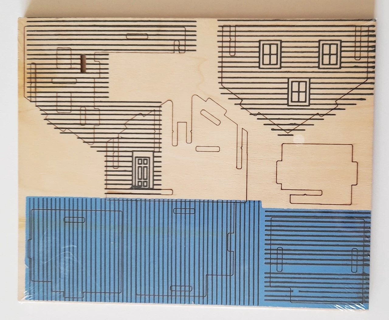 Puzzle druri Small Villa II 3D, PDSV3D 17 pjesë