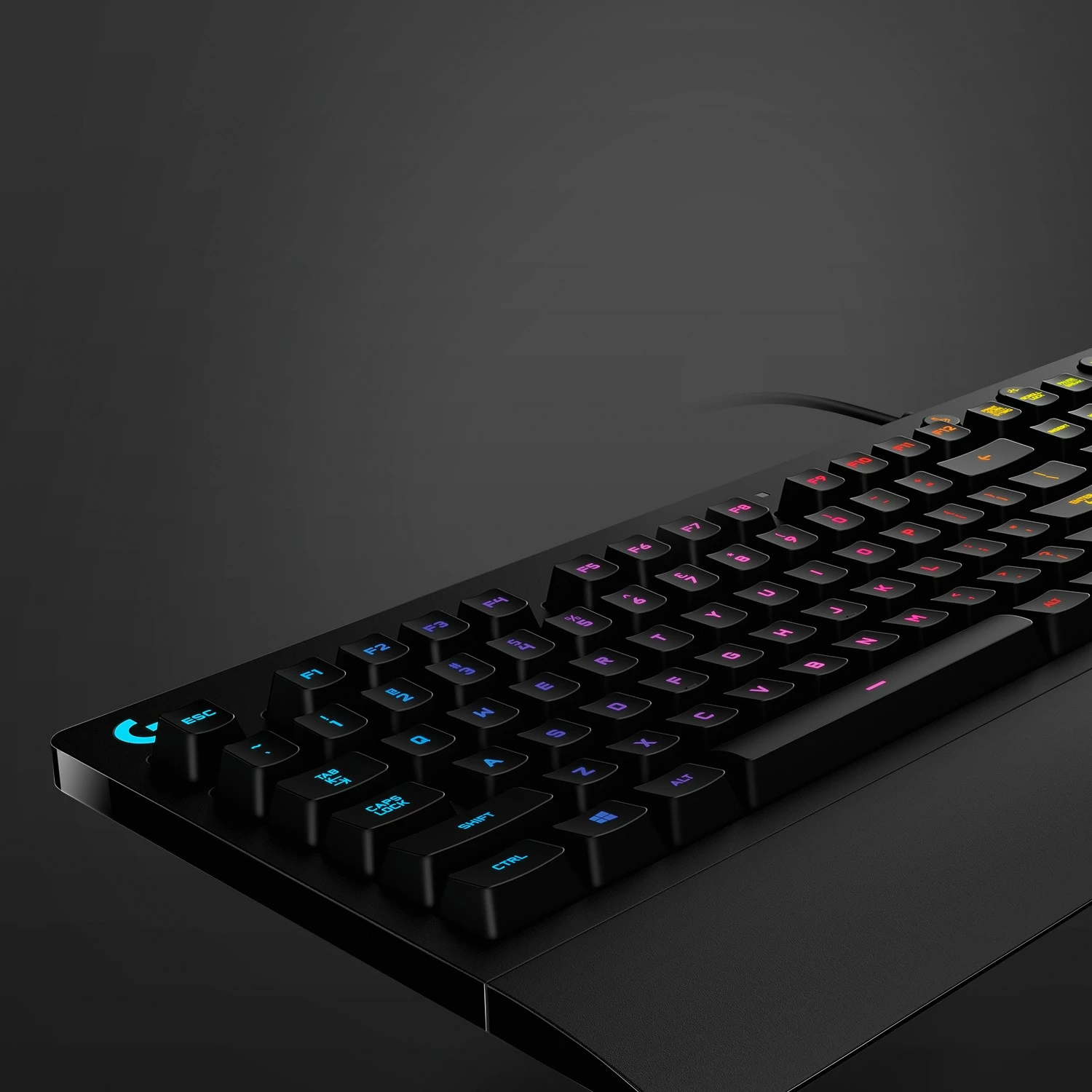 Tastierë gaming Logitech G213 Prodigy, full-size, RGB LED, QWERTZ, e zezë