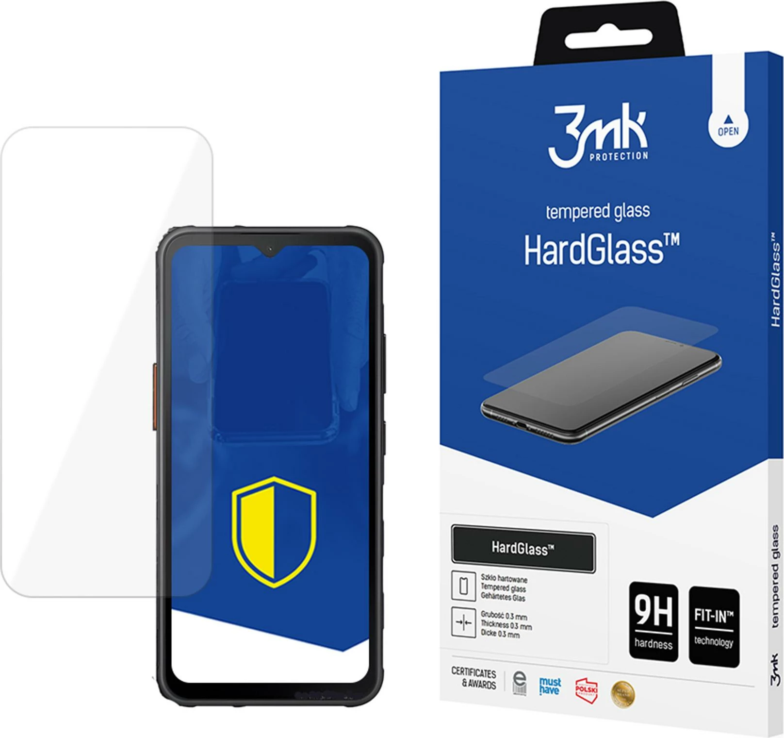Xham i temperuar 3mk HardGlass për Samsung Galaxy XCover 8, 9H