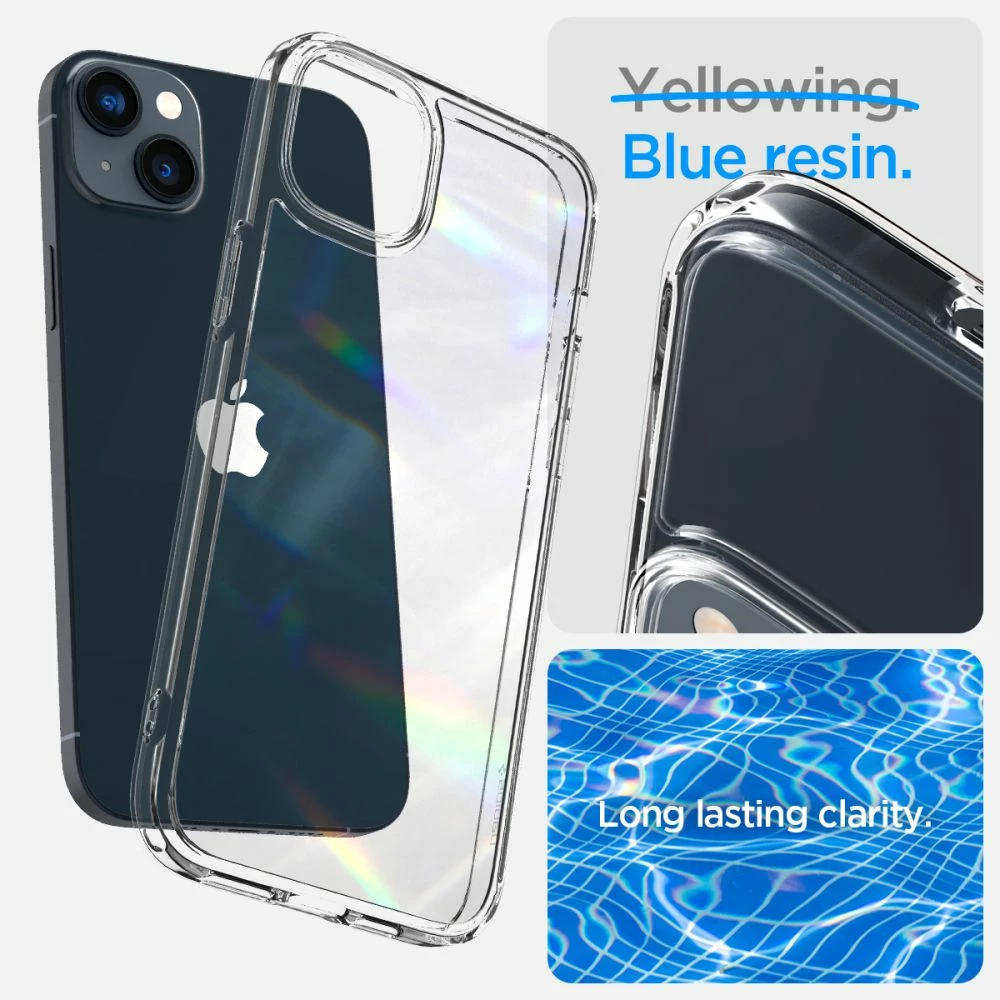 Mbështjellës Spigen Ultra Hybrid për iPhone 14, Transparent
