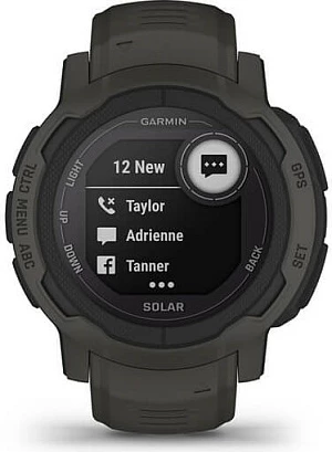 Smartwatch Garmin Instinct 2 Solar, 2.29 cm (0.9"), MIP, GPS, Graphite