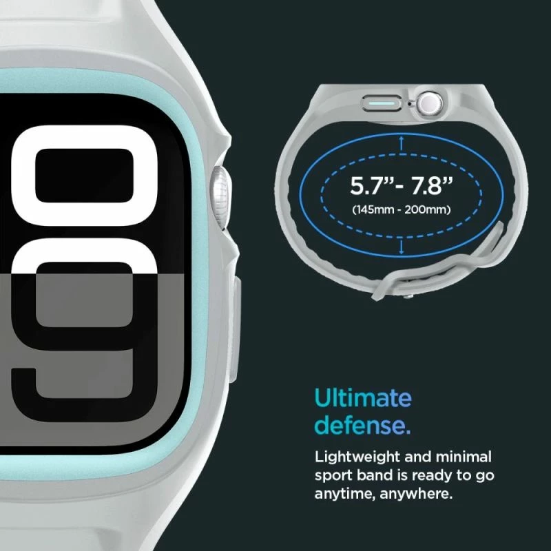 Rripa për Apple Watch Spigen Liquid Air Pro 46mm, gri