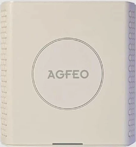 Headset AGFEO DECT IP, 100 Mbit/s, Bardhë