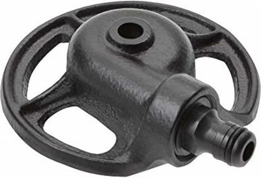 Spërkatës Fiskars, i rrumbullakët, zezë