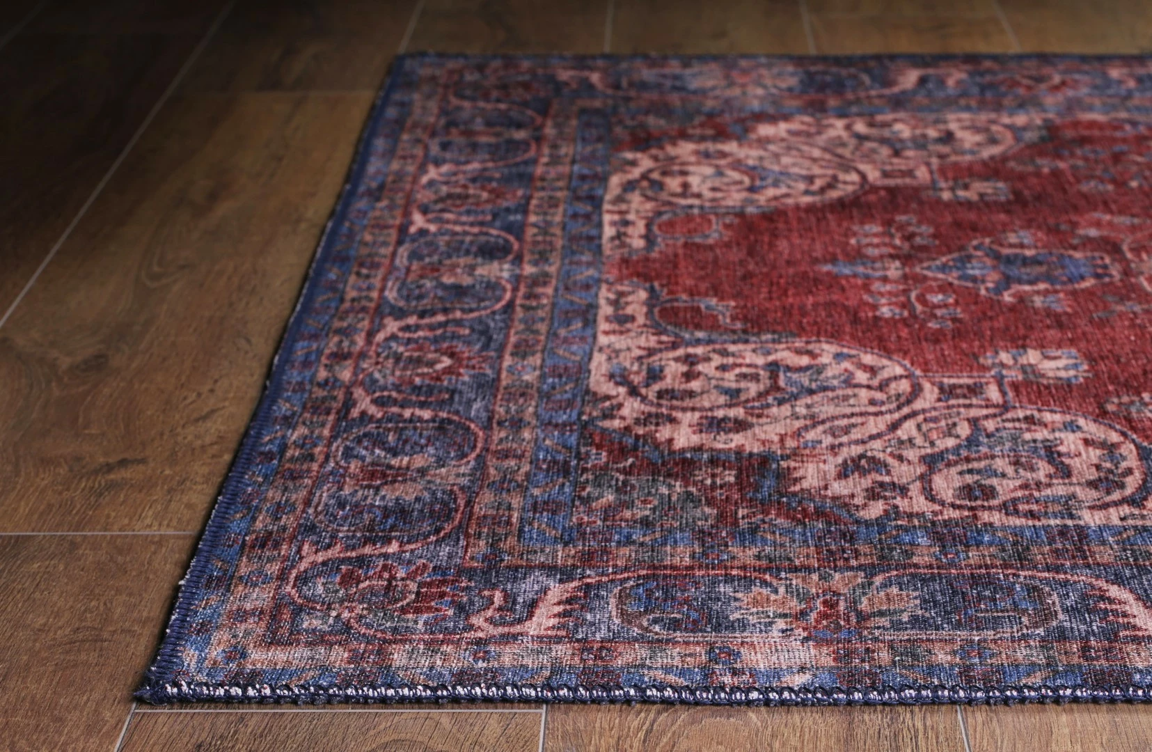 Qilim (210 x 310) Conceptum Hypnose, Blues Chenille - Rustic AL 88