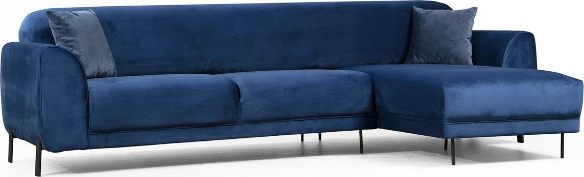 Kënd divan-krevat Atelier del Sofa, kënd i djathtë, ngjyrë blu e errët (L3-Chl)