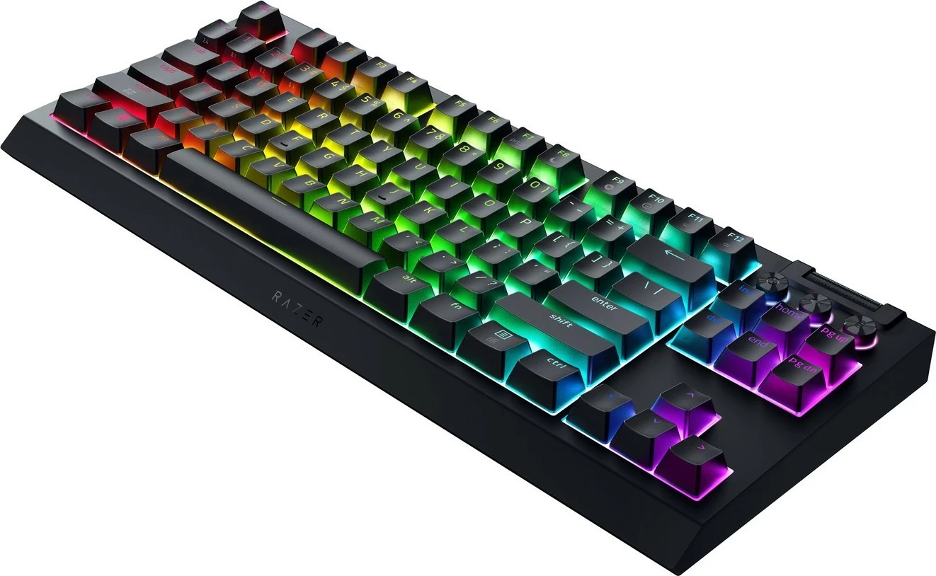 Tastierë mekanike Razer BlackWidow V4 Tenkeyless HyperSpeed, RGB, wireless/wired, US, e zezë