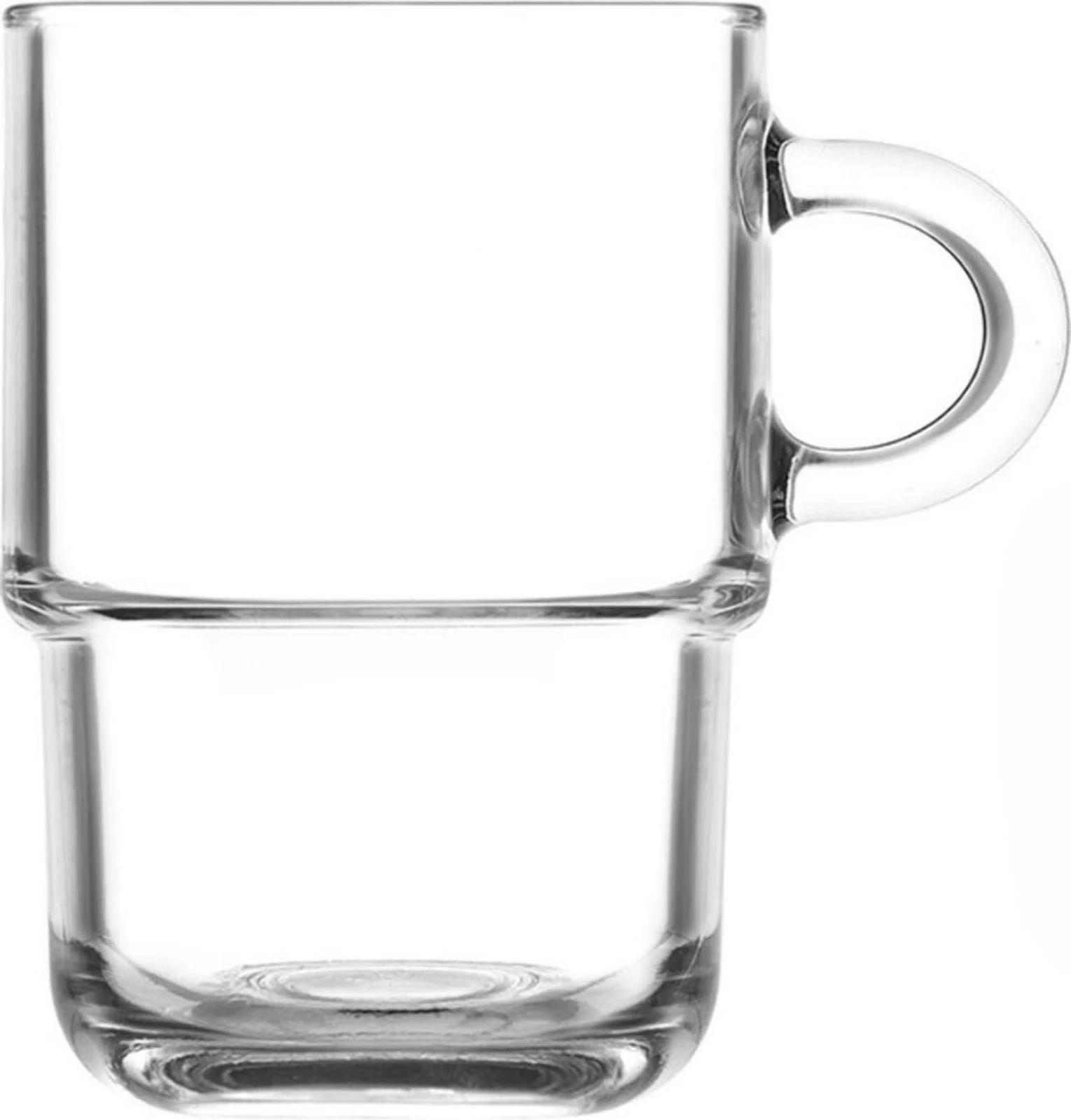 Mug qelqi LAV HORECA Cambridge 350 ml, transparent, set 12 copë