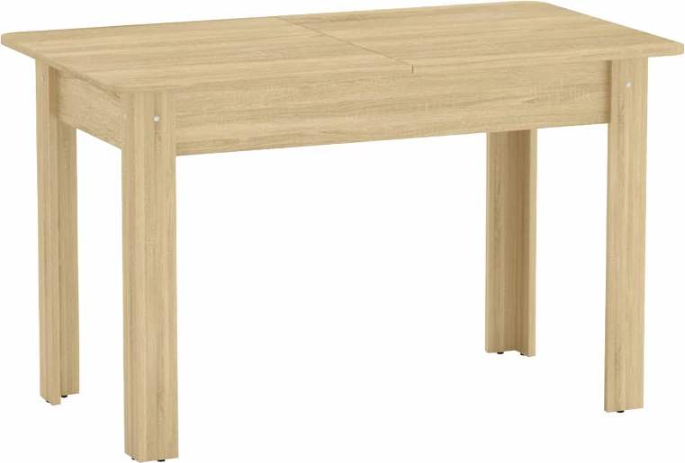 Tavolinë Quiin e zgjerueshme, ngjyrë sonoma, 120-174x70x73.5cm