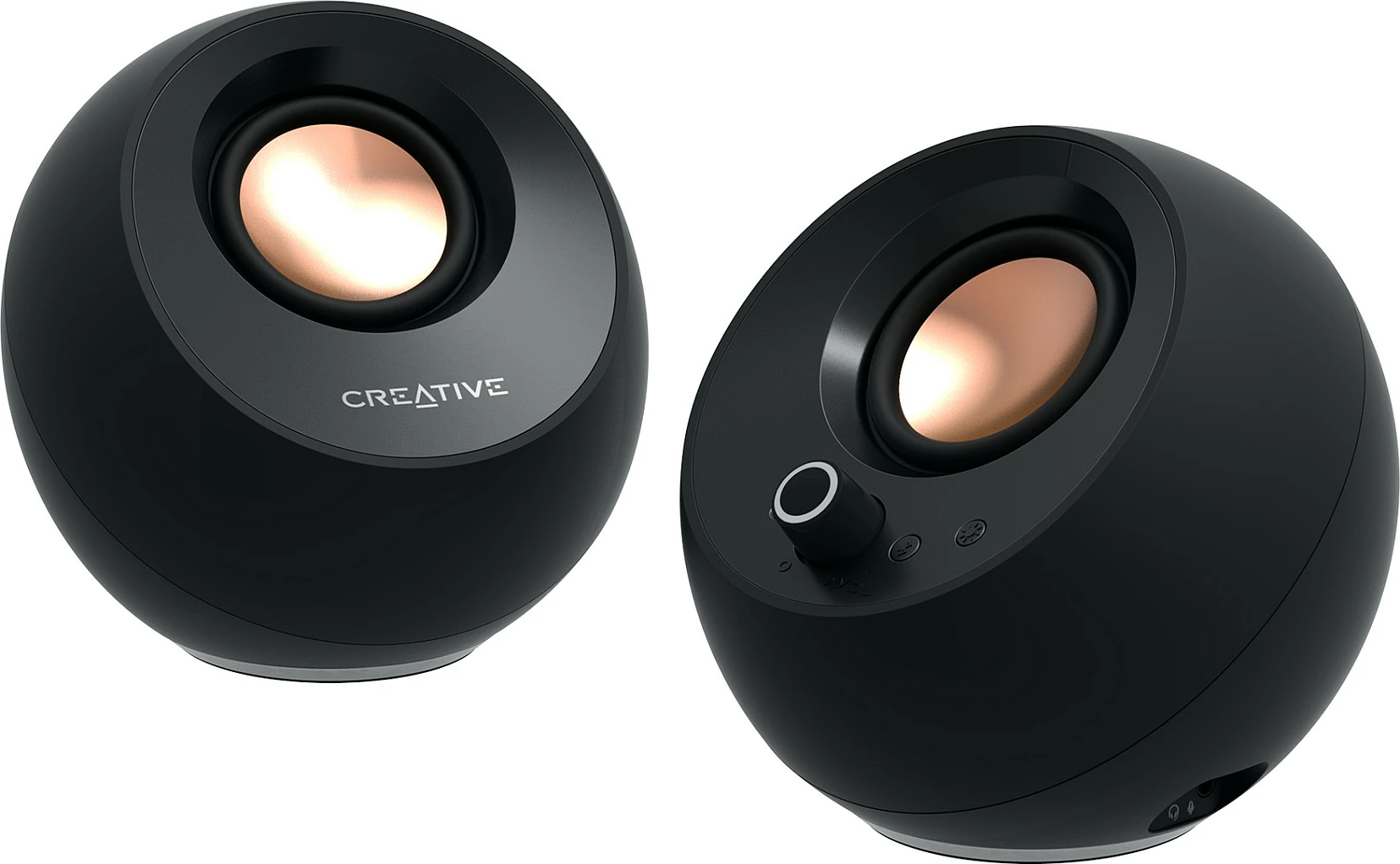 Altoparlantë Creative Labs Pebble Pro, RGB, të zinj