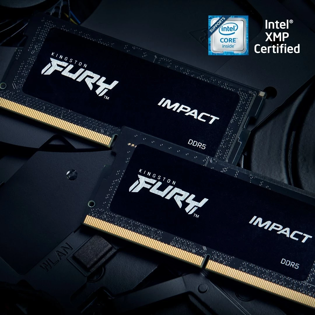 RAM Memorie Kingston Fury Impact, SODIMM, DDR5, 16 GB, 5600 MHz, CL40