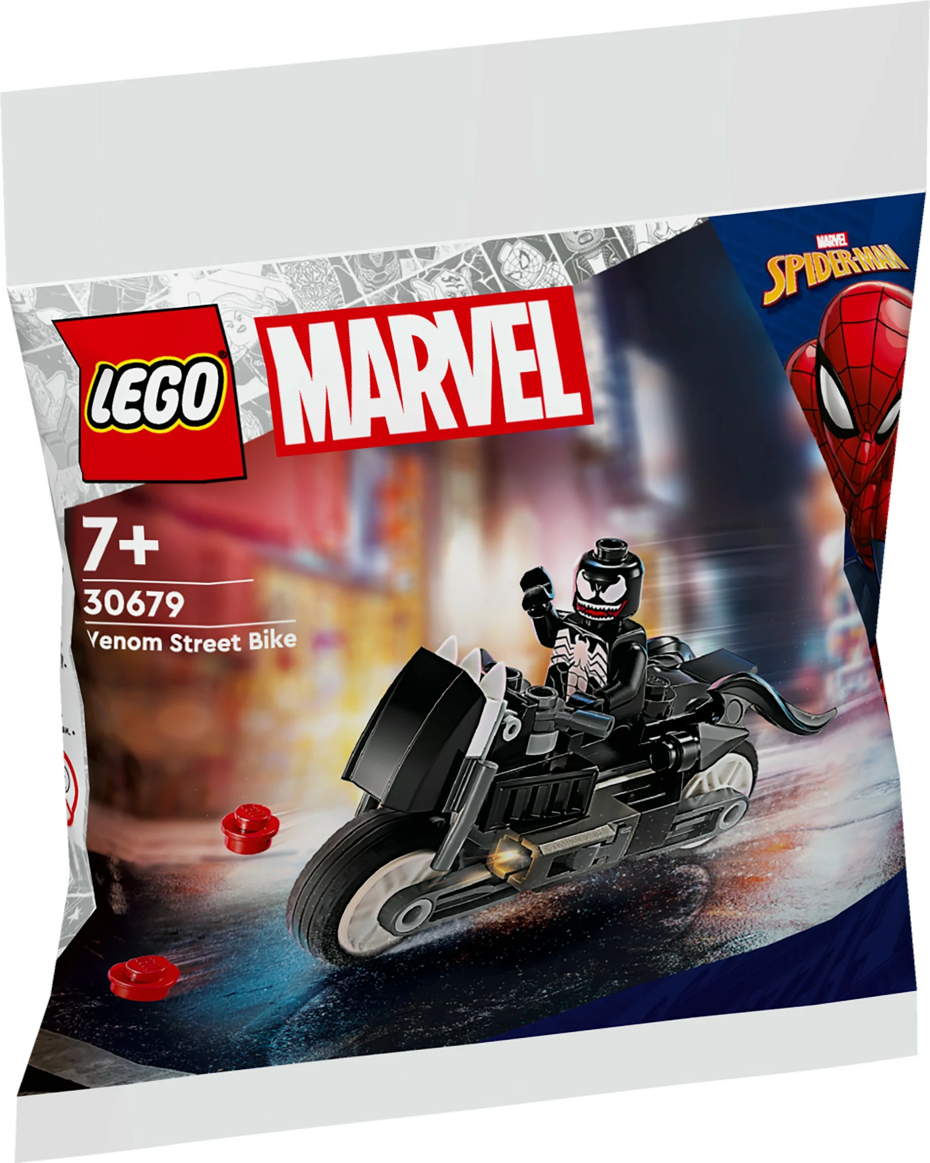 Set ndërtimi LEGO Marvel 30679 Venom Street Bike, multikolor